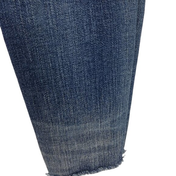 Hudson Krista Super Skinny Ankle Jeans Size 27 Distressed Destroyed New Stretch - Picture 9 of 12